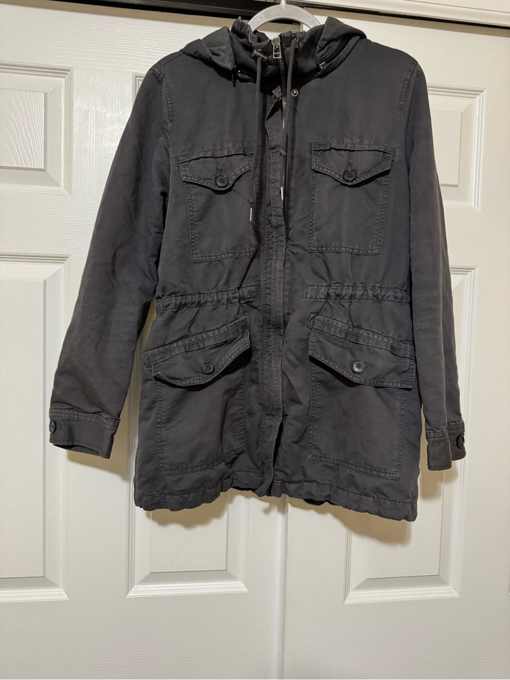 LOFT Women’s Hooded Field Jacket - Black
